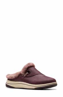 Clarks® Breeze Myth Faux Fur Lined Slipper - Wide Width Available