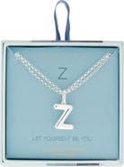 Leith Lowercase Initial Bubble Pendant Necklace