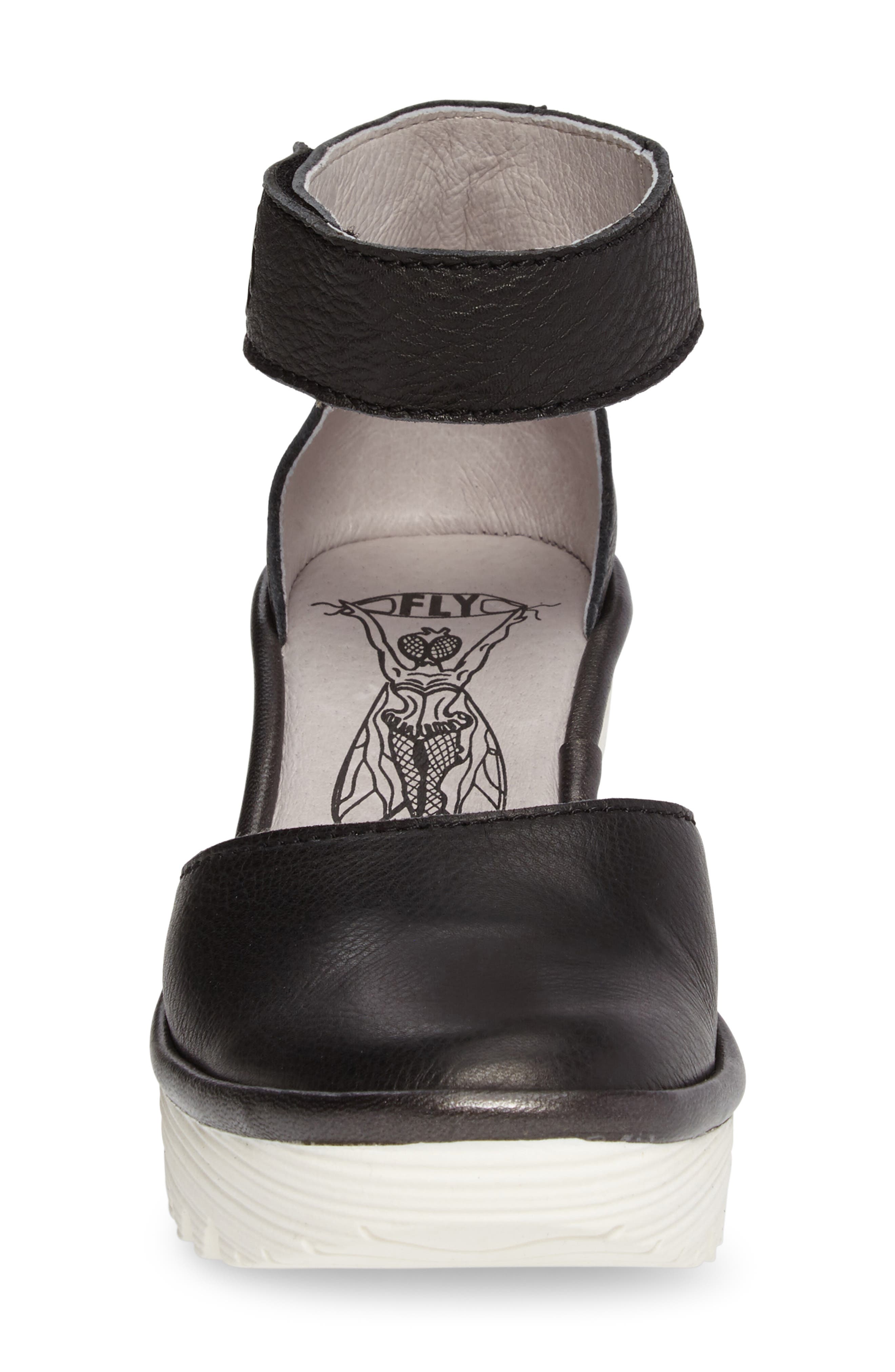 Yand Wedge Pump, Alternate, color, BLACK LEATHER