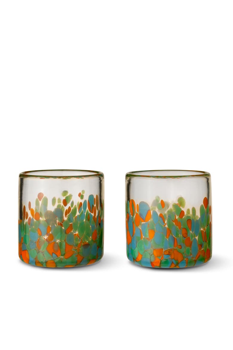 Segunda Vida Viajar Short Tumblers Set of 2, Alternate, color, Multicolor