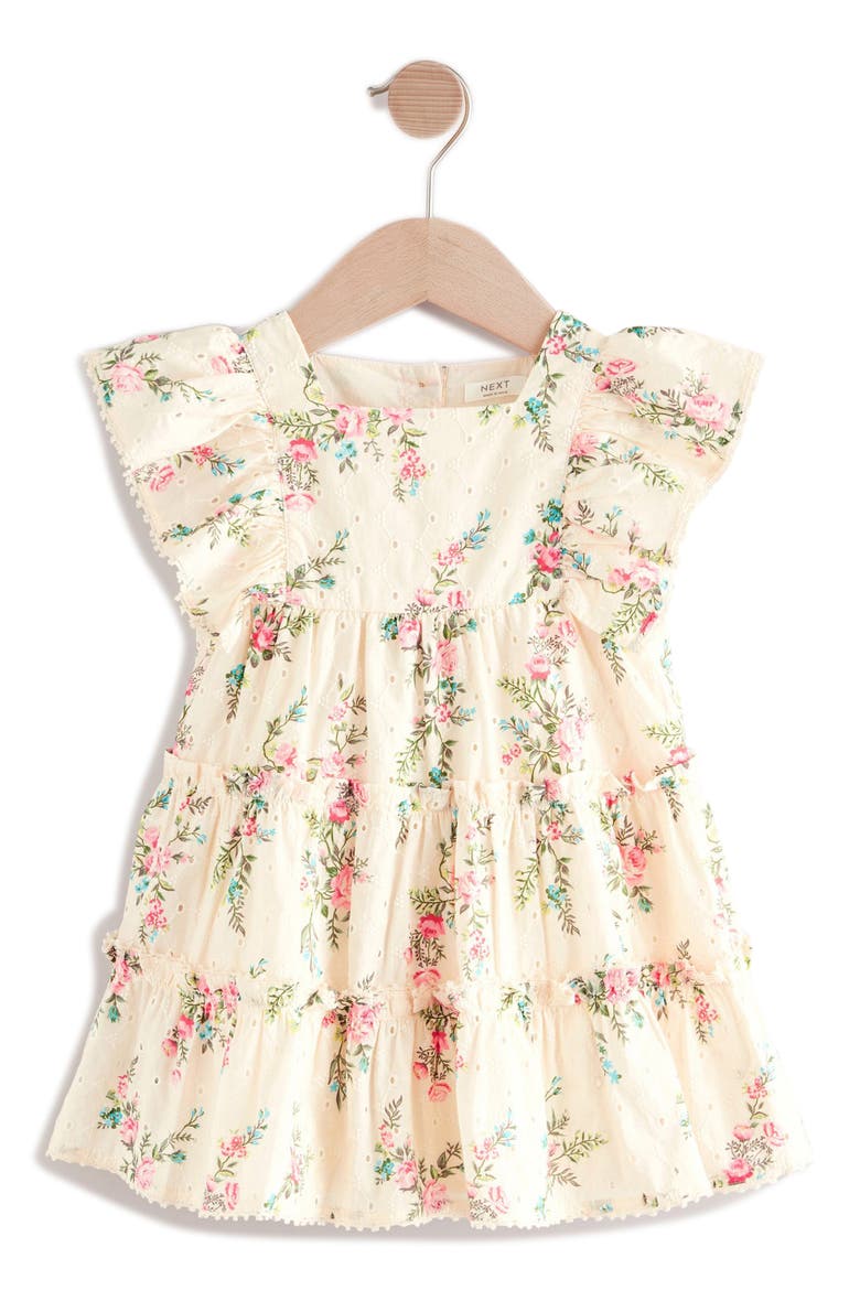 Kids' Floral Ruffle Party Dress, Main, color, PINK