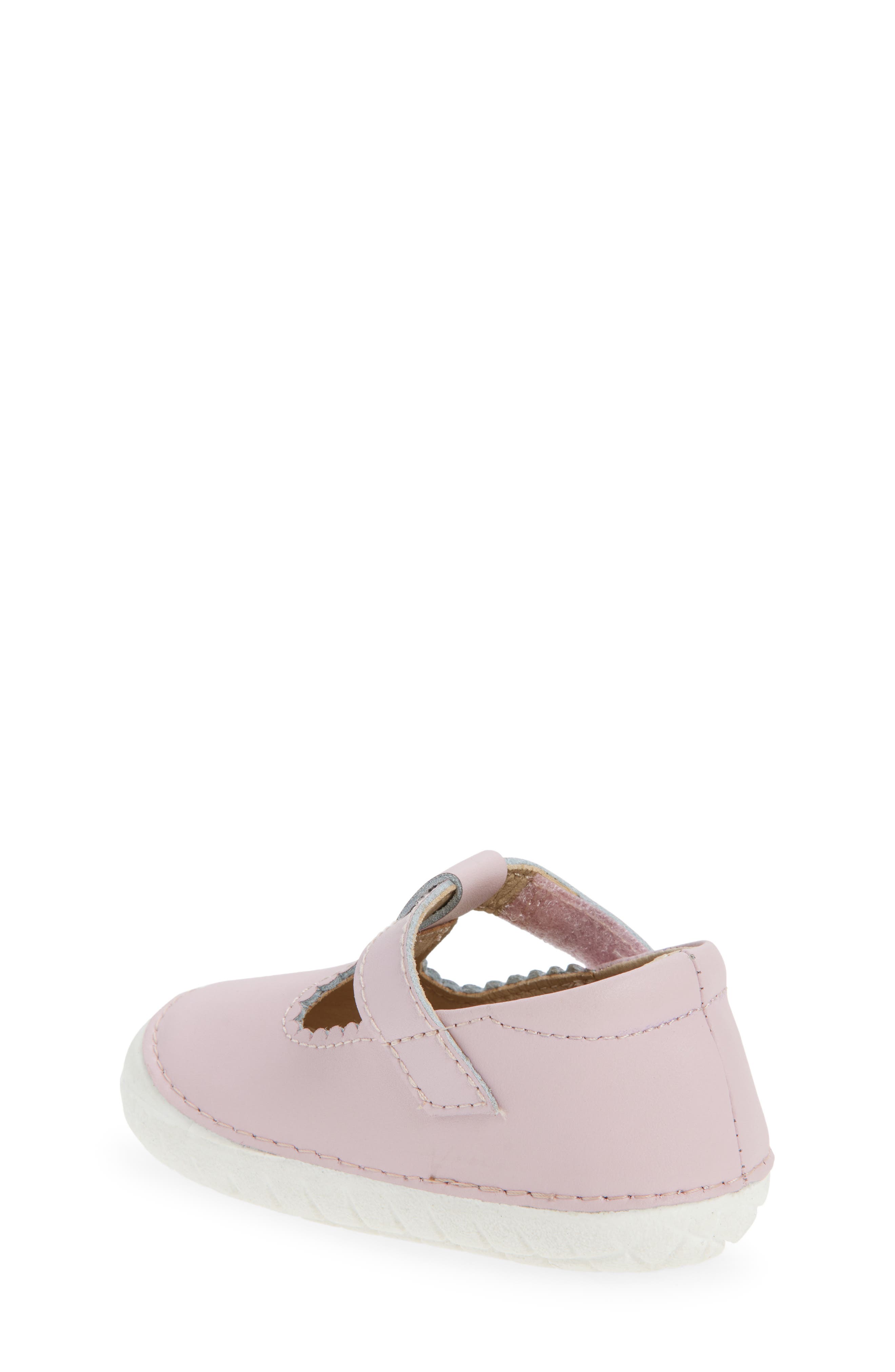 OLD SOLES Pave T-Strap Sneaker, Alternate, color, Chalk Pink / Snow