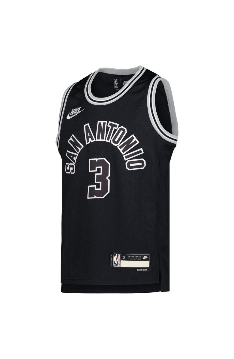 Nike Youth Nike Keldon Johnson Black San Antonio Spurs 2022/23 Swingman Jersey - Classic Edition, Alternate, color, 