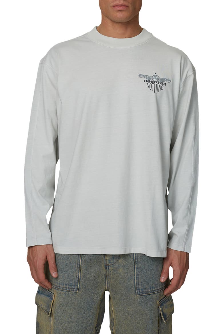 Long Sleeve Eagle Tee, Main, color, White