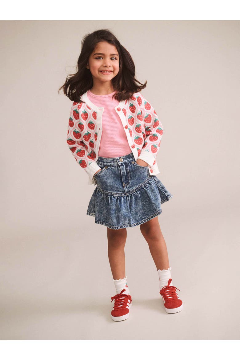 Dreamy Denim Tiered Skirt, Alternate, color, Denim