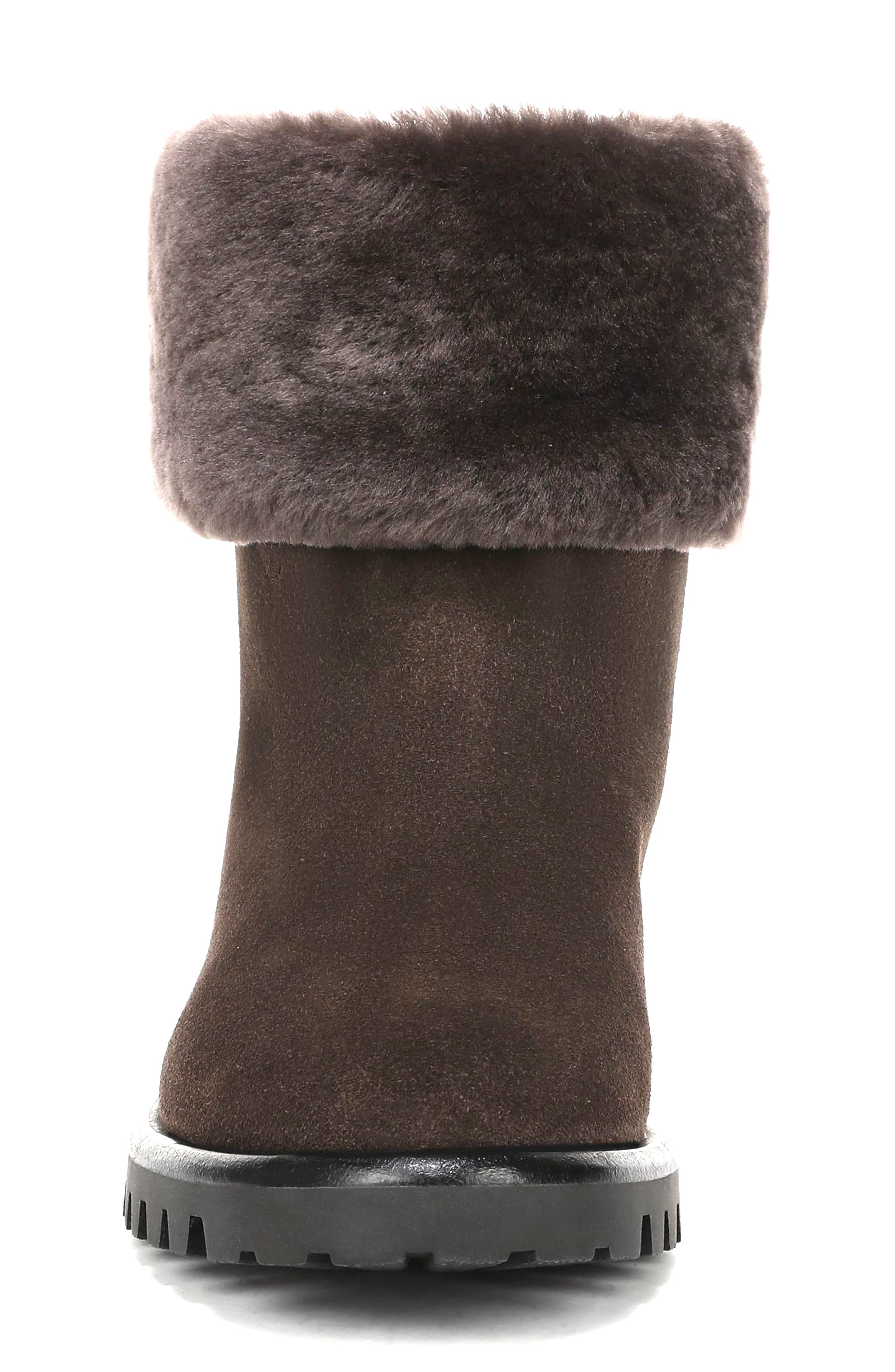 Cameron Genuine Shearling Boot, Alternate, color, PINEWOOD