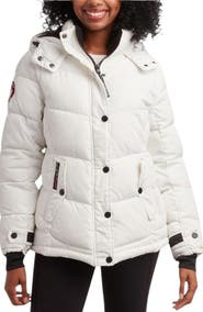 CANADA WEATHER GEAR Women's Quilted Winter Jacket