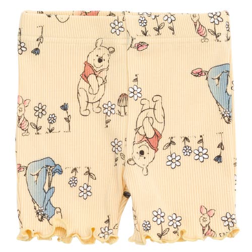 Disney Ribbed T-shirt & Shorts Set In Multi