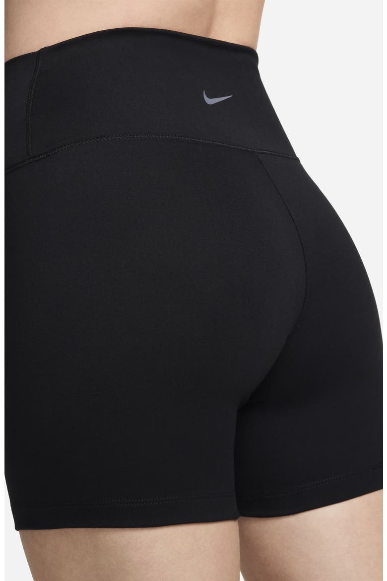 One Elemental Dri-FIT High Waist Bike Shorts, Alternate, color, BLACK/BLACK