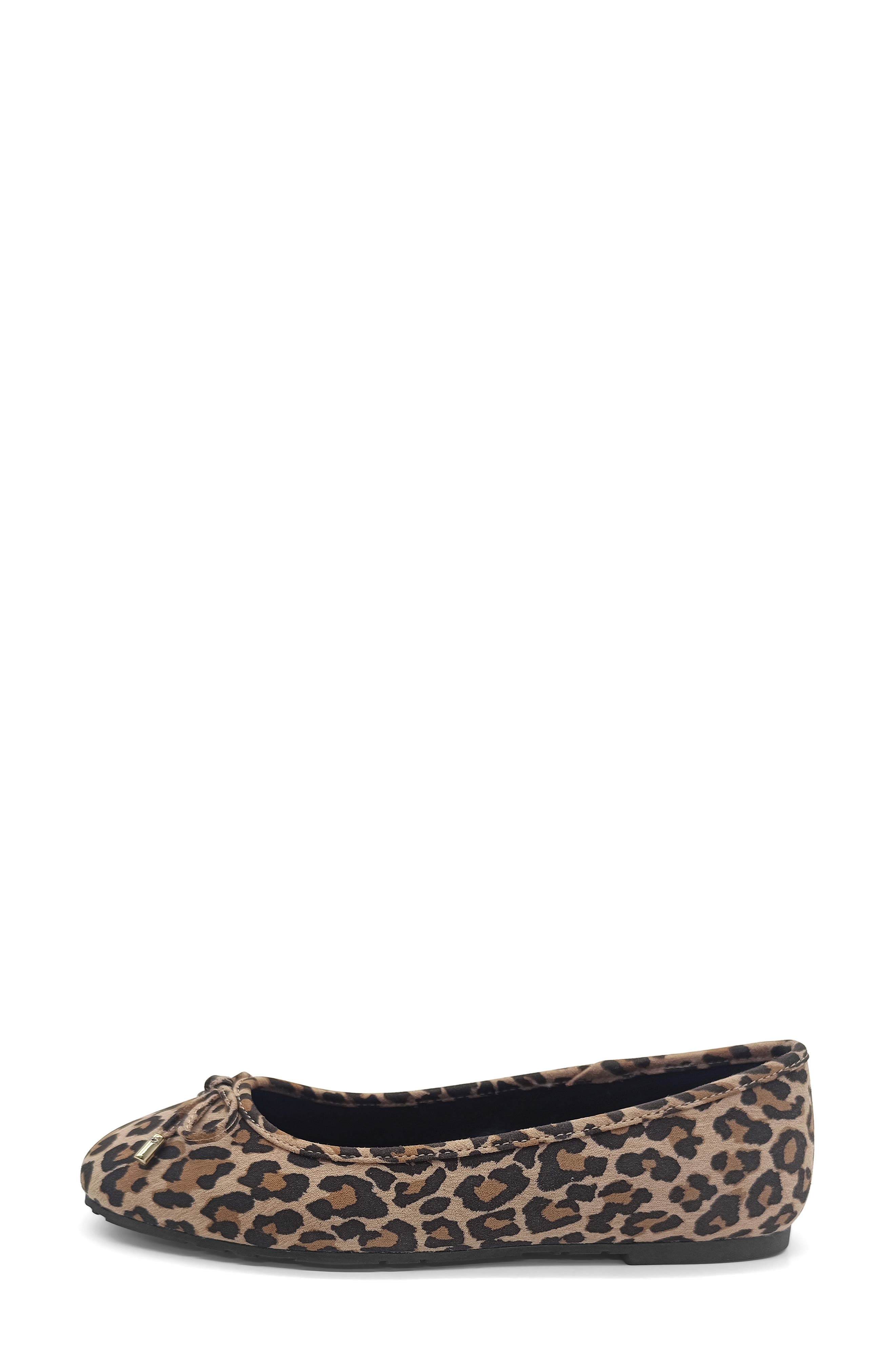 Elstree Ballet Flat, Alternate, color, LEOPARD MICRO
