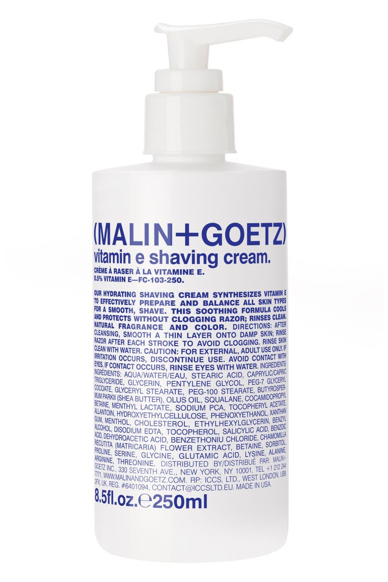 Vitamin E Shaving Cream Pump, Main, color, NO COLOR
