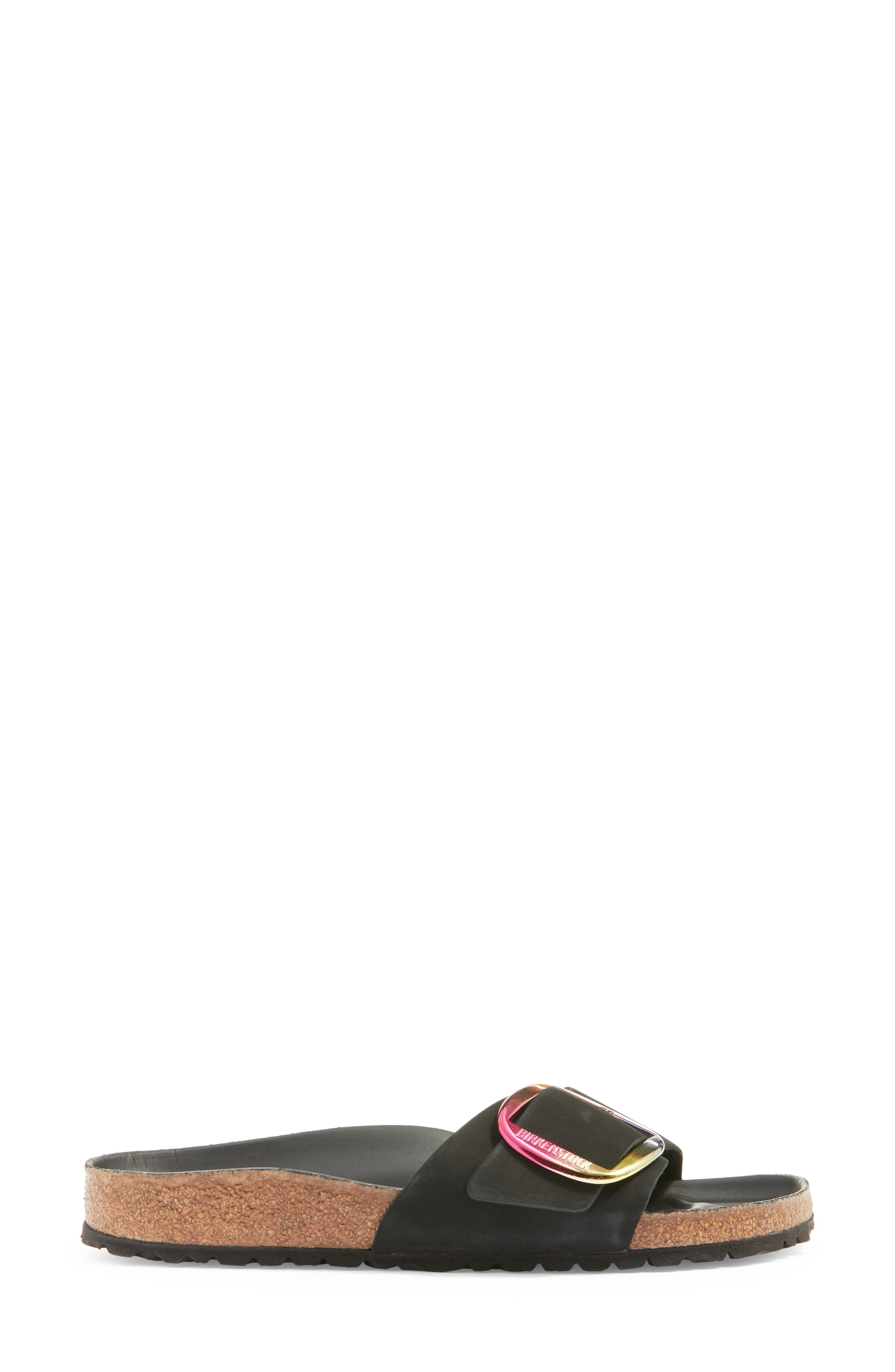 Birkenstock Madrid Iridescent Big Buckle Slide Sandal, Alternate, color, 