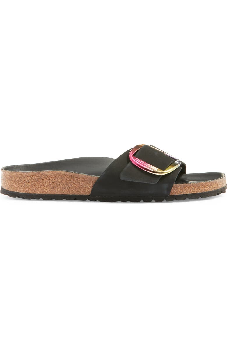 Birkenstock Madrid Iridescent Big Buckle Slide Sandal, Alternate, color,
