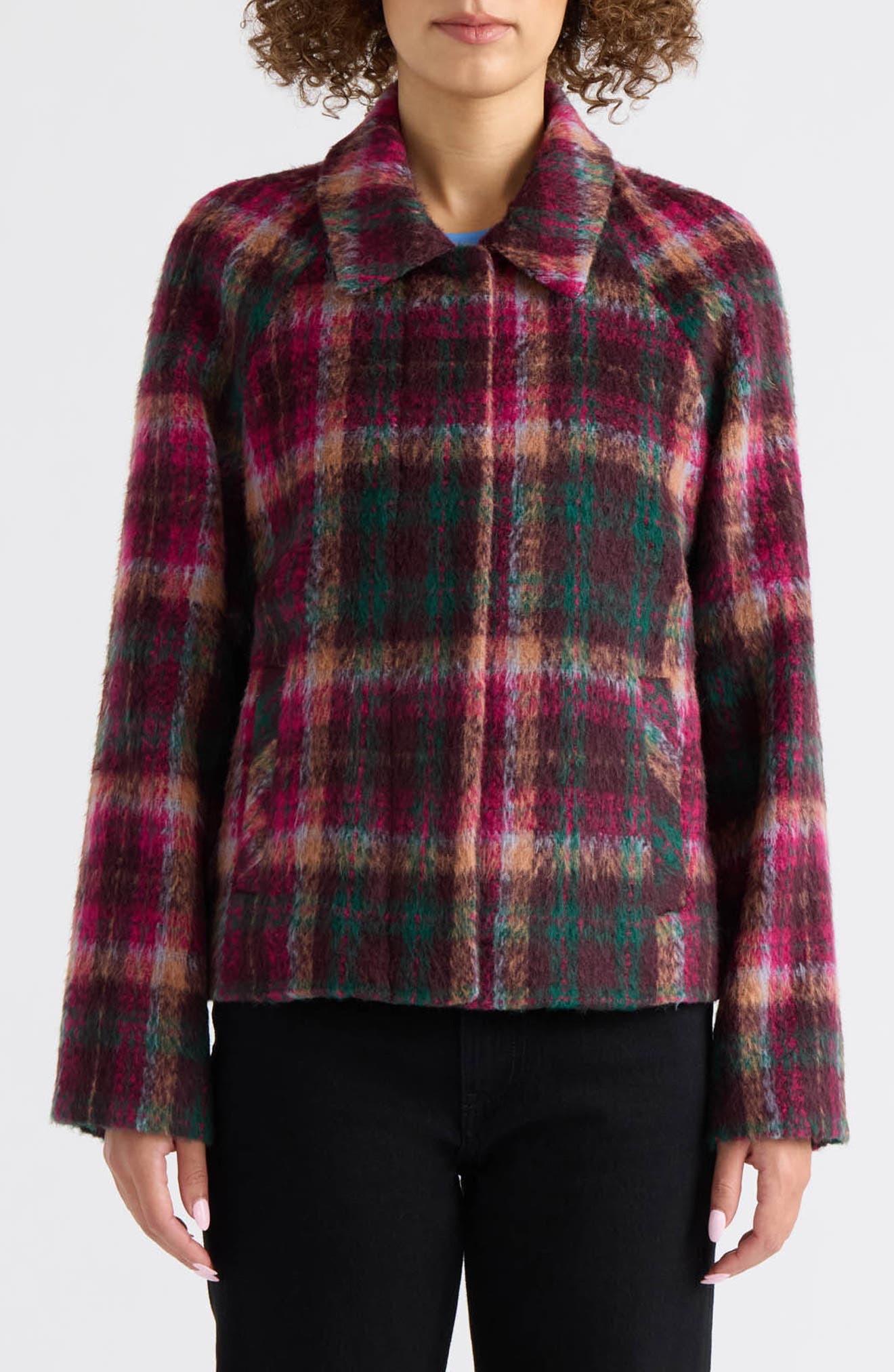 selected FUCHSIA PLAID