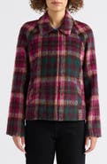 Scotch & Soda Skye Brushed Faux Wool Plaid Jacket