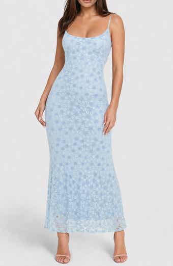 Daisy Lace Bodycon Maxi Dress