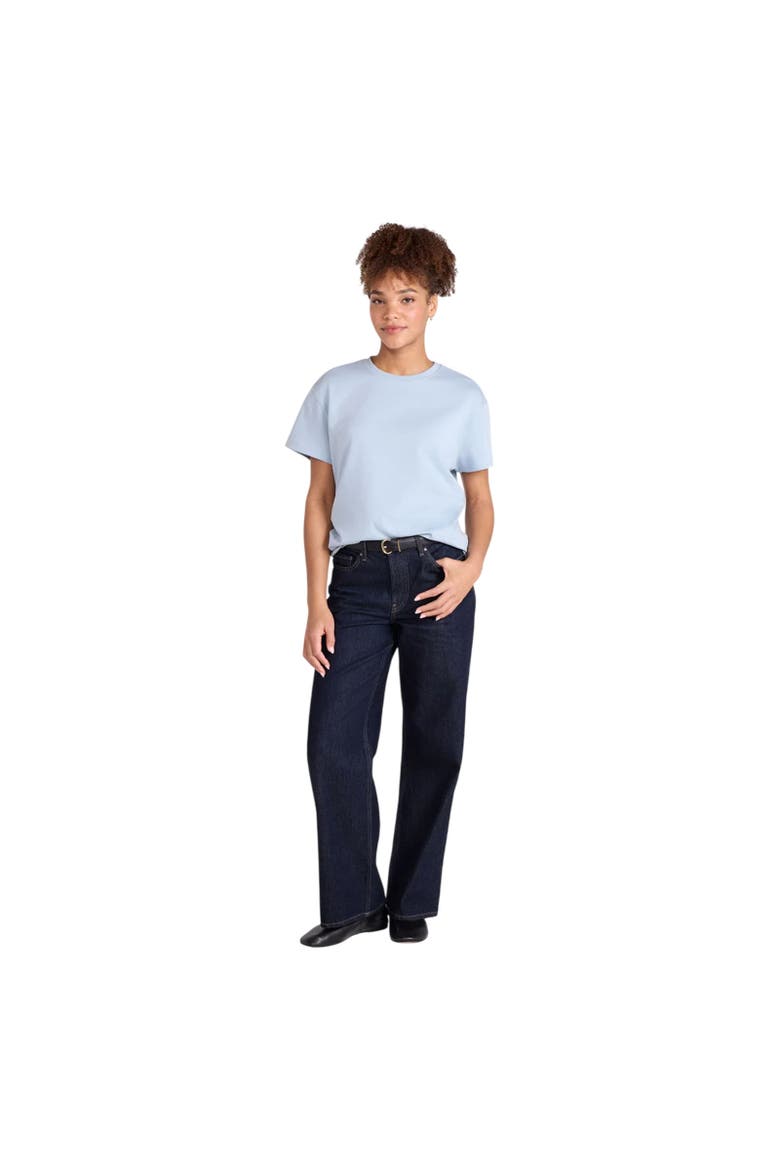 Grace Heavyweight Relaxed Fit Short-Sleeved T-Shirt, Alternate, color, Blue