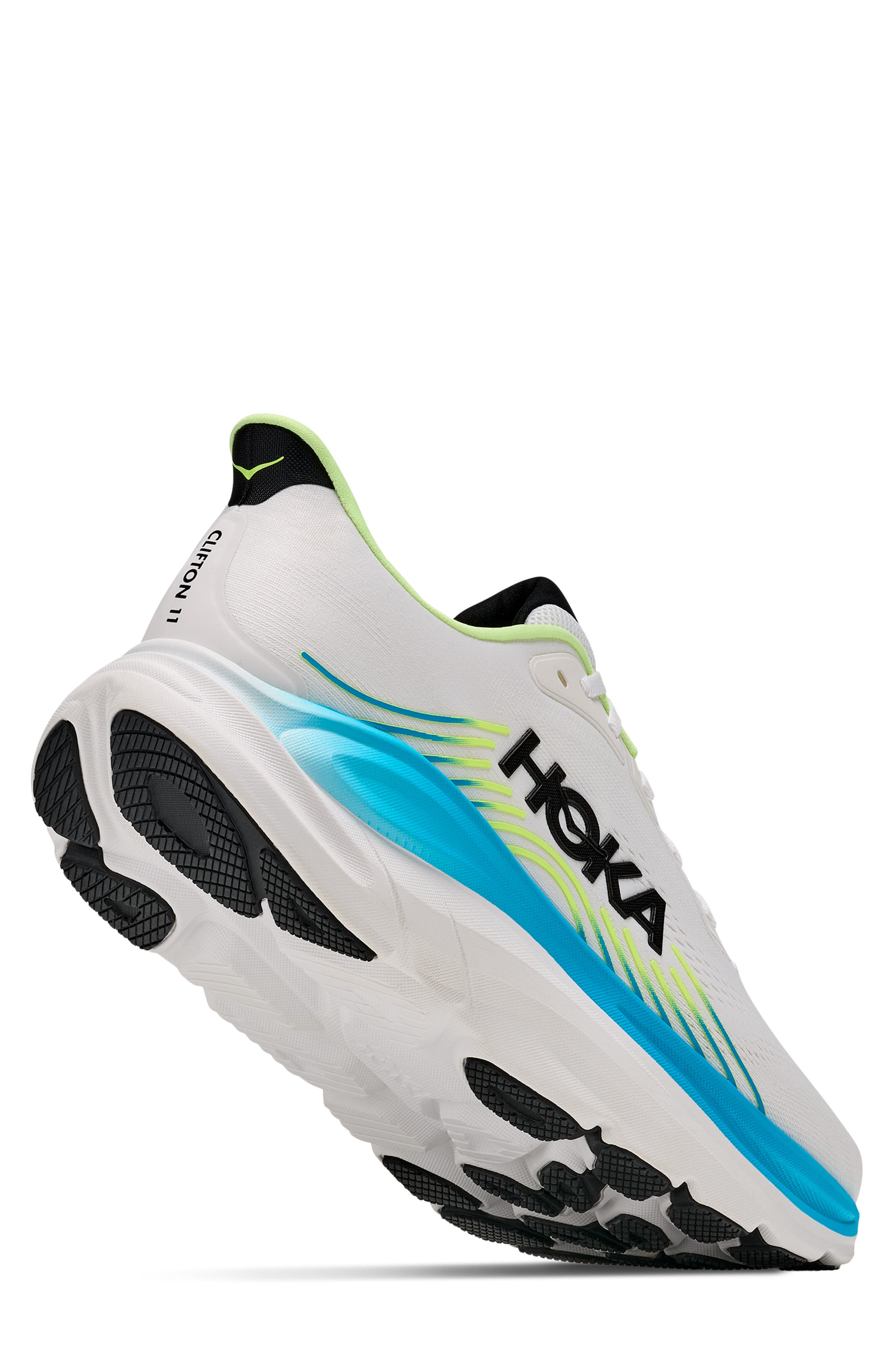 Clifton 11 Running Shoe, Alternate, color, FROST / BLACK