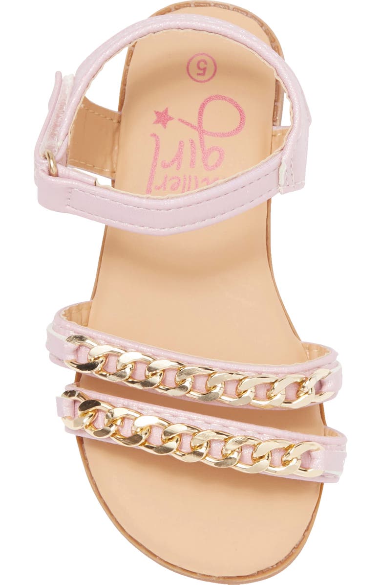OLIVIA MILLER Kids' OMG Chain Sandal, Alternate, color,