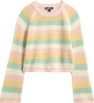 Freshman Kids' Open Knit Pullover Sweater