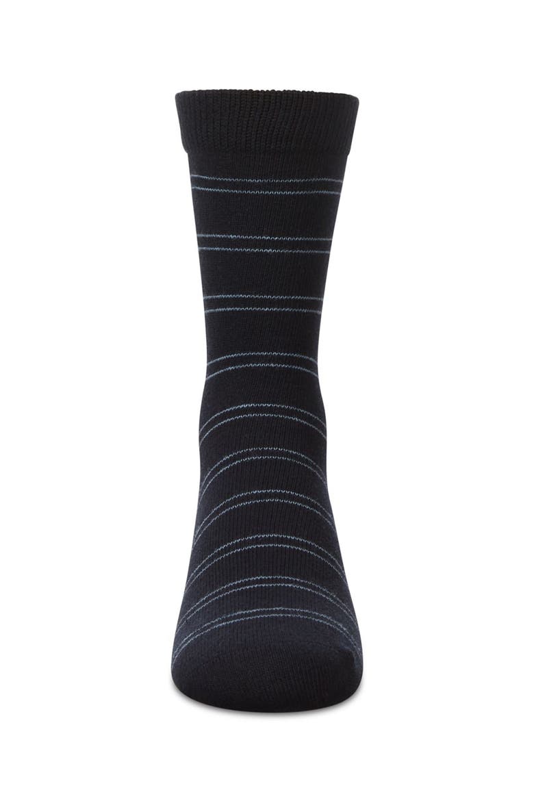 Double Lined Dress Socks, Alternate, color, Navy