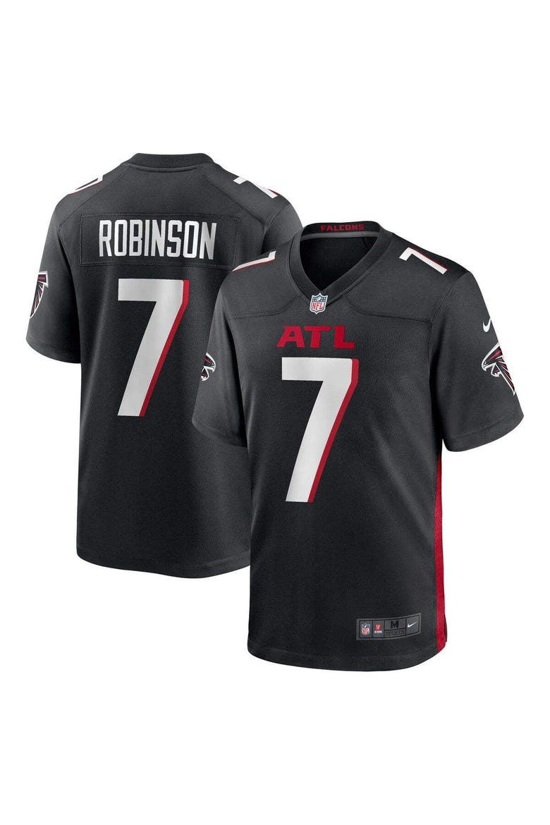 Men's Nike Bijan Robinson Black Atlanta Falcons  Game Jersey, Alternate, color, Black