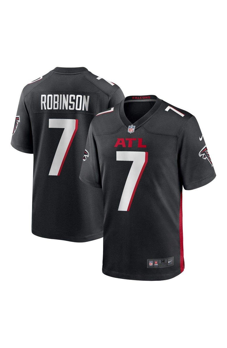 Nike Men's Nike Bijan Robinson Black Atlanta Falcons  Game Jersey, Alternate, color, Black
