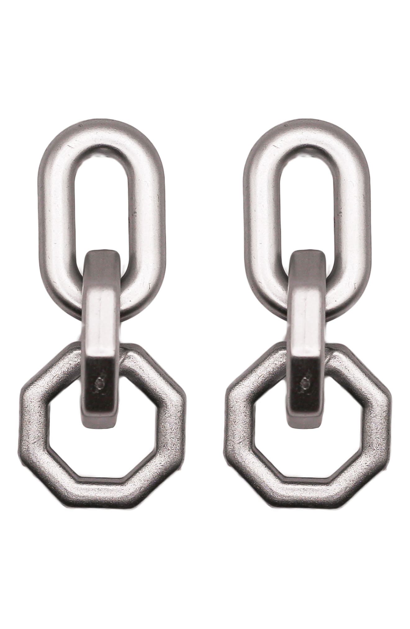 MacRae & Co. Geometric Link Drop Earrings