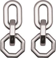 MacRae & Co. Geometric Link Drop Earrings