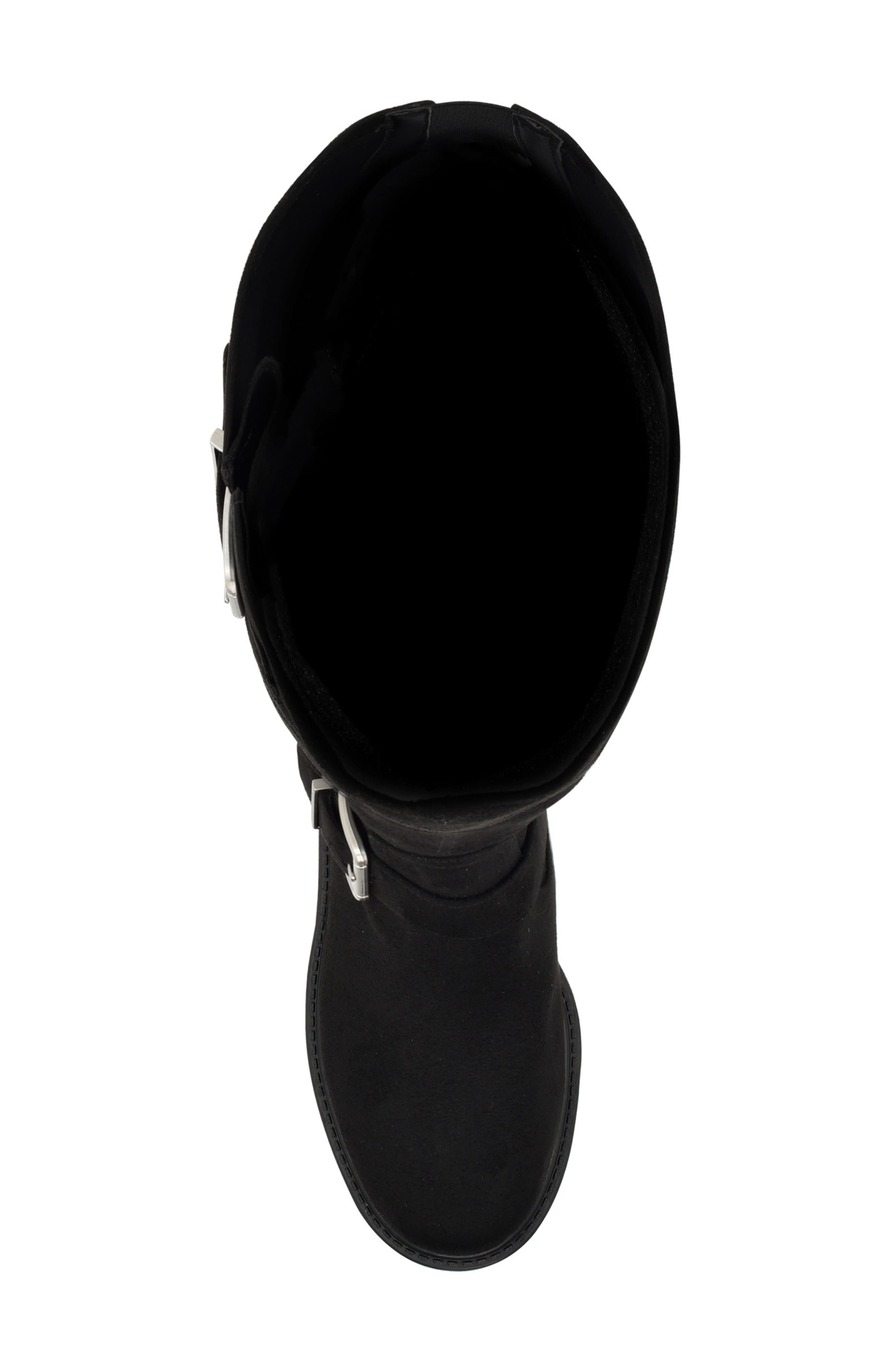 Nine West Nans Over the Knee Boot, Alternate, color, Black/ Black