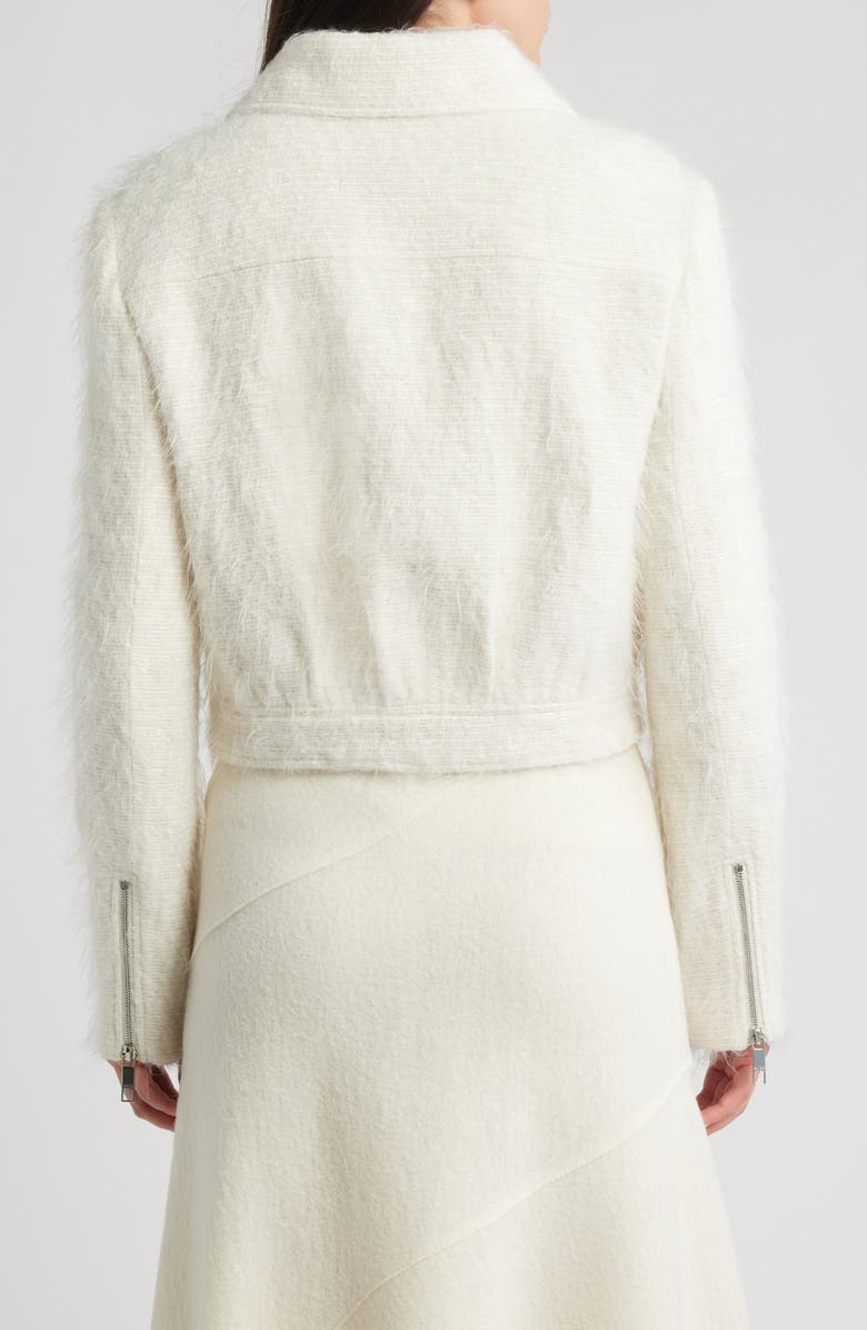BOSS Jocalen Textured Jacket, Alternate, color, Soft Cream
