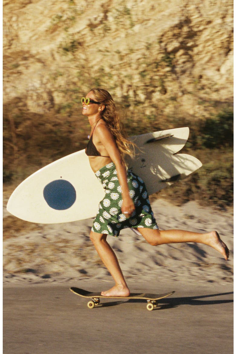 Sun Dazed Beach Towel, Alternate, color, GREEN