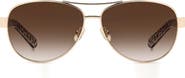 Kate Spade New York dalia 58mm gradient pilot sunglasses