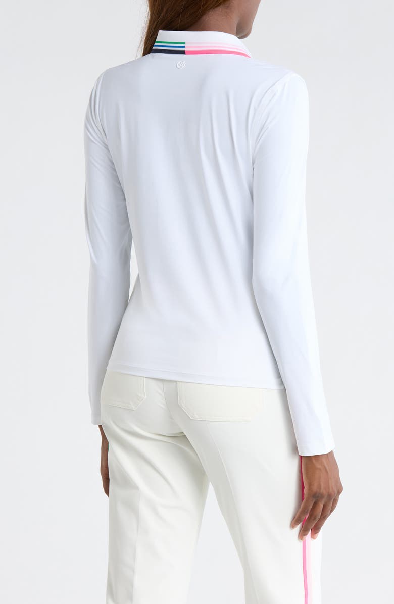 G/FORE Silky Tech Long Sleeve Polo, Alternate, color, 
