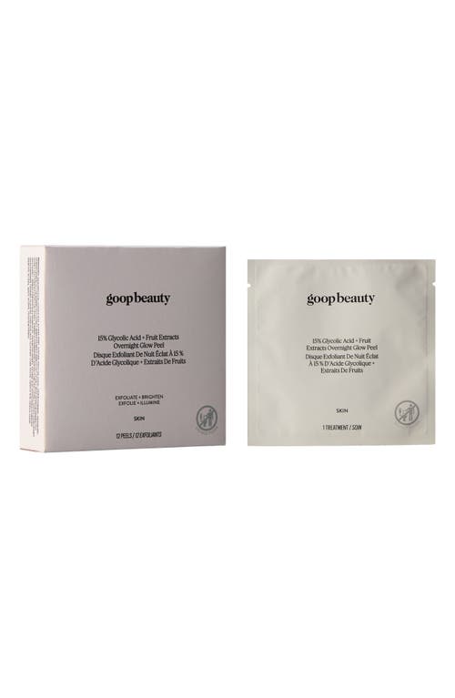 GOOP 15% Glycolic Acid Overnight Glow Peel Pads - 12-Pack  product