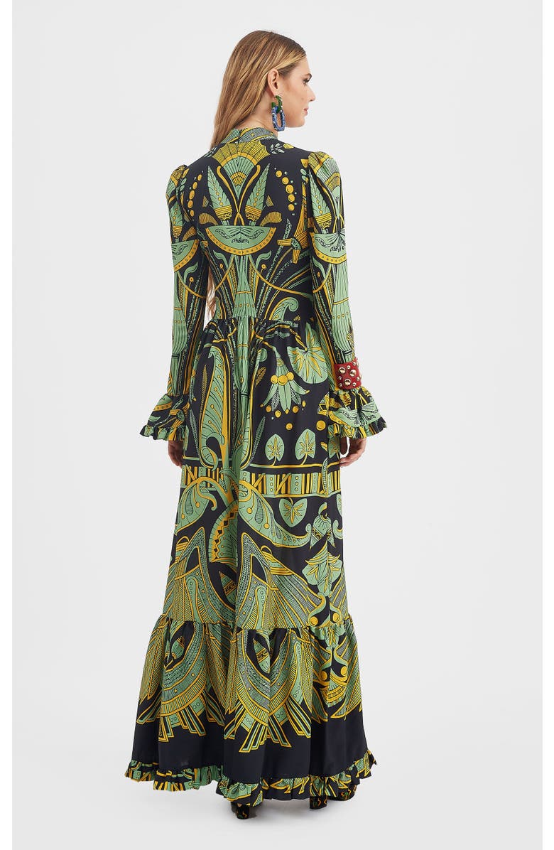 La DoubleJ Visconti Dress, Alternate, color, The Nile Placée Black