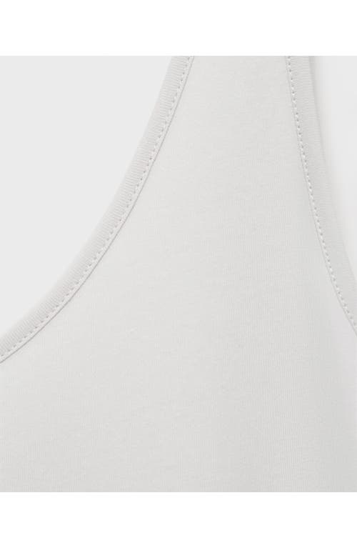 Mango Cotton Lounge Camisole In Gray