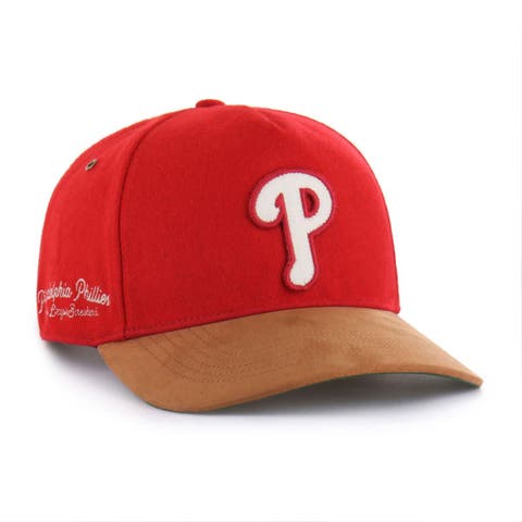 Men
s 
47  Red Philadelphia Phillies Gold Age Wool Hitch Adjustable Hat