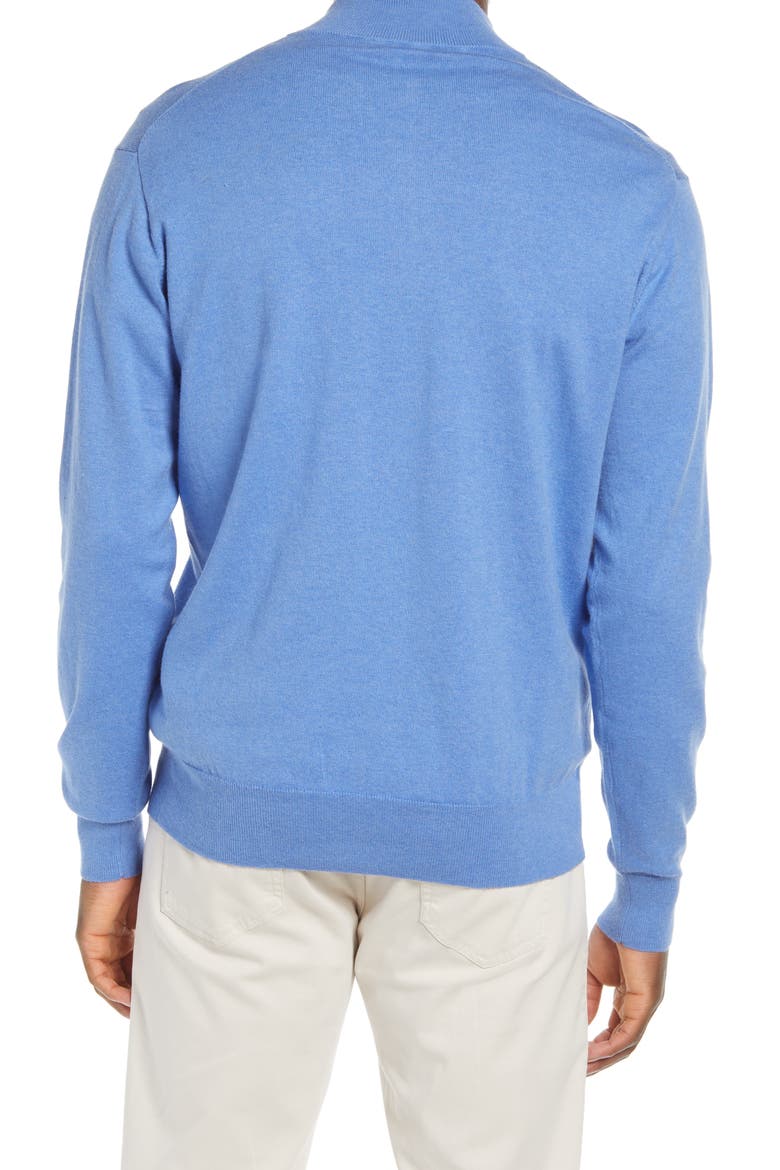 Crown Quarter Zip Pullover, Alternate, color, BLUE SEA