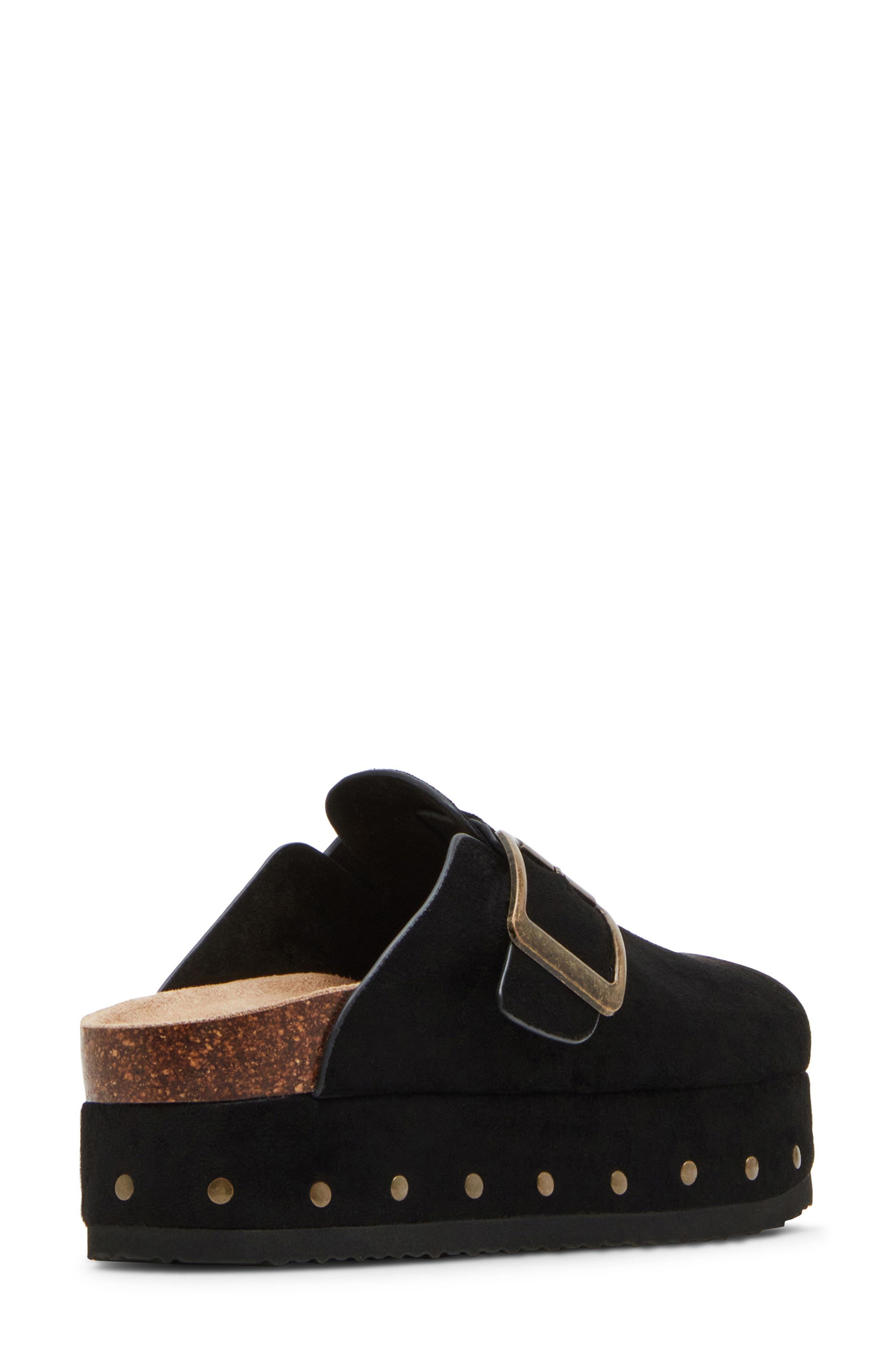 Madden Girl Luna Mule, Alternate, color, Black Fab