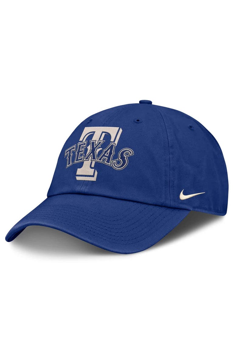 Nike Men's Nike Royal Texas Rangers Statement Club Adjustable Hat, Main, color, Royal