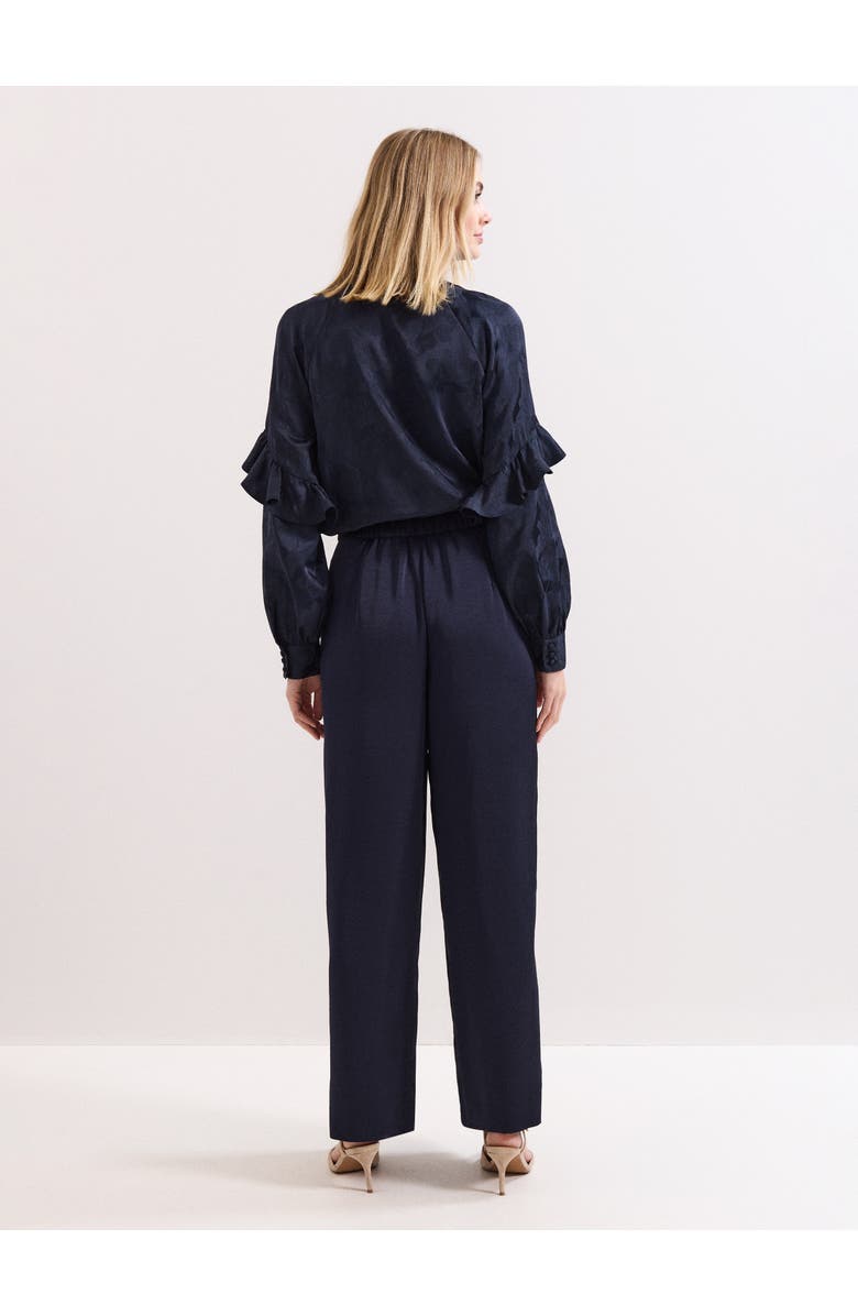 Phase Eight Beccy Satin Trouser, Alternate, color, Navy
