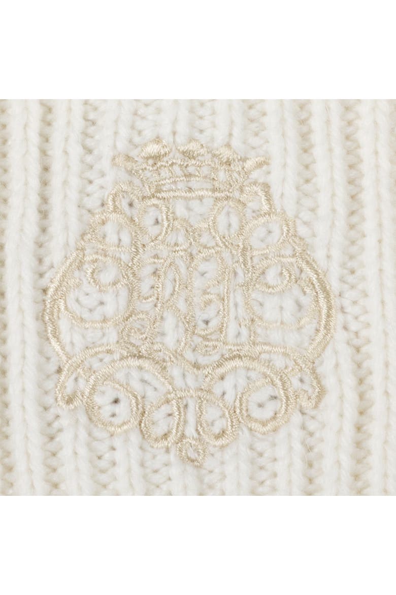 direct embroidery cable hat, Alternate, color, cream