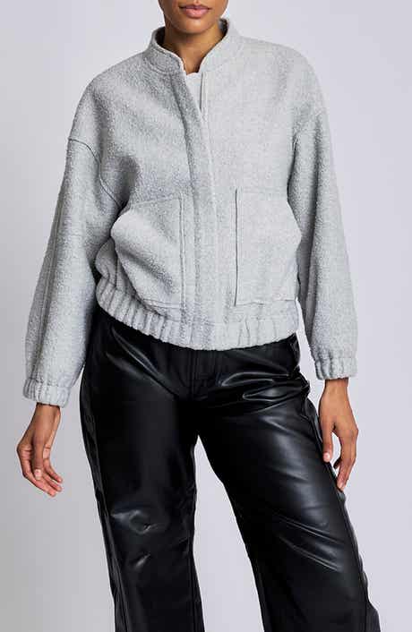Robbie Boucle Zip Up Jacket