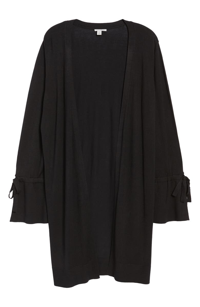 Halogen<sup>®</sup> Lightweight Tie Sleeve Cardigan, Alternate, color,