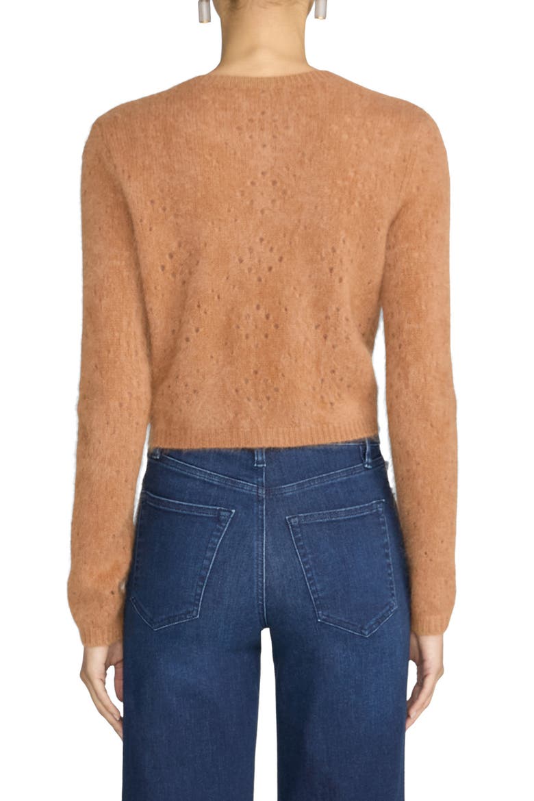 The Cashmere Airy Teddy Cardigan, Alternate, color, CAMEL
