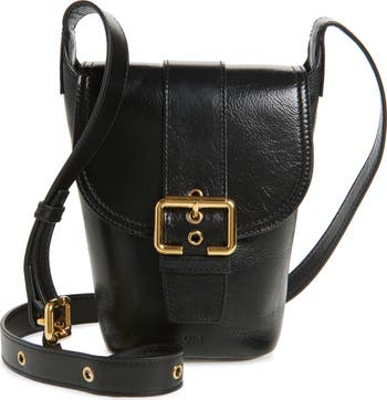 【関税&送料込】Chloe Black Leather Camera Bag Crossbody Bag CHLOÉ Camera leather shoulder bag | NET-A-PORTER