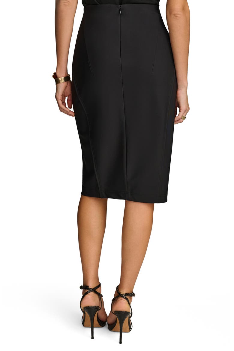Zip Slit Pencil Skirt, Alternate, color, BLACK