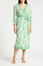 JMCLAUGHLIN Alana Midi Wrap Dress
