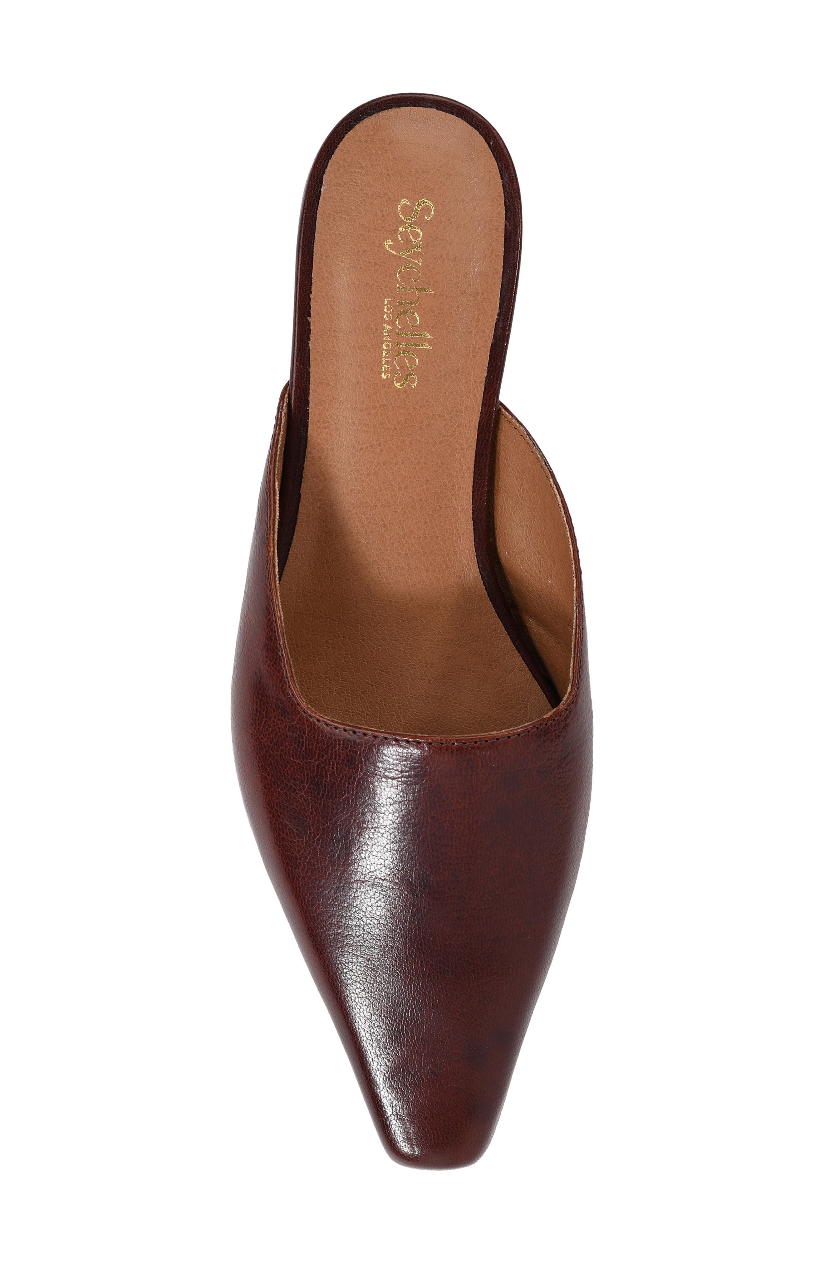 Mocktail II Pointed Toe Mule, Alternate, color, CHESTNUT